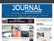 Tablet Screenshot of journal-leader.com